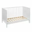 PETITE&MARS Fa kiságy Mila 3 in 1 White Wood 120x60 cm