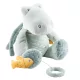 NATTOU Krokodil plüss zenélő Romeo rágókával szilikon 30 cm Romeo, Jules & Sally
