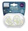 Philips AVENT SCF376/01 Ultra air játszócumi éjszakai 18hó+ 2 db