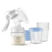 Philips AVENT Kézi anyatejfejő + VIA 180 ml 5 db