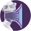 Philips AVENT Kézi anyatejfejő + VIA 180 ml 5 db