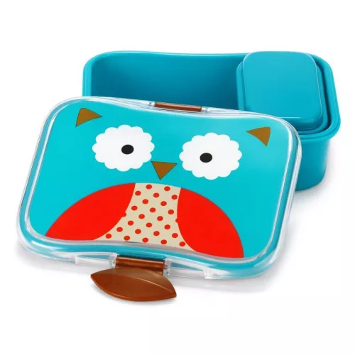 SKIP HOP Zoo Tízórai doboz 700 ml Bagoly 3év+