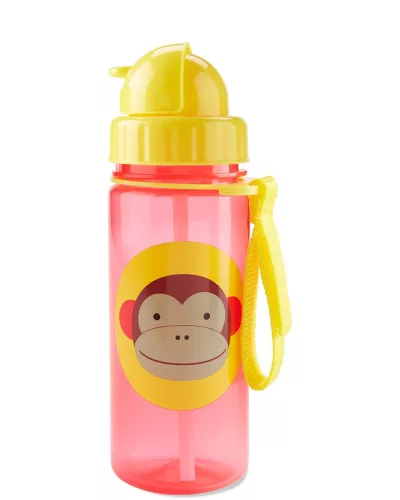 SKIP HOP Zoo Szívószálas pohár PP PVC és BPA mentes Majom 12hó+