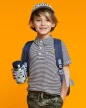SKIP HOP Spark Style Rozsdamentes szívószálas vízüveg Rakéta 12hó+