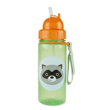   SKIP HOP Zoo Szívószálas pohár PP PVC és BPA mentes Mosómedve 12hó+