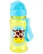 SKIP HOP Zoo Tritán Kulacs szívószállal 355ml Zsiráf 12hó+