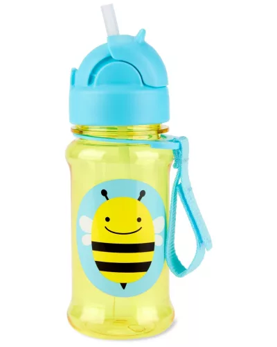 SKIP HOP Zoo Tritán Kulacs szívószállal 355ml Méhecske 12hó+