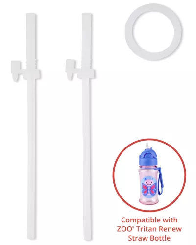SKIP HOP Szívószál tartalék Zoo tritan palackhoz 2db
