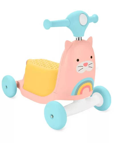 SKIP HOP Zoo lökhárító 3 az 1-ben Ride-On Macska 12 hónapos kortól 20 kg-ig