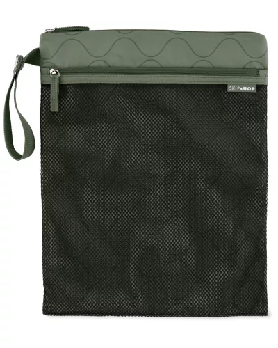 SKIP HOP Vízálló táska Grab & go Dark sage 30 x 38 cm
