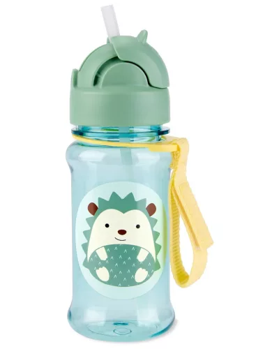 SKIP HOP Zoo Tritán Kulacs szívószállal 355ml Sün 12hó+