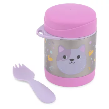   SKIP HOP Besties Squad hőszigetelt ételes üveg Macskáknak 3év+
