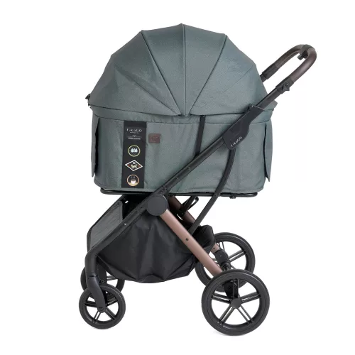 FIKAGO Macska / kutya babakocsi AGILE2 Vintage Green