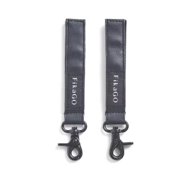 FIKAGO Univerzális babakocsi pántok Fekete