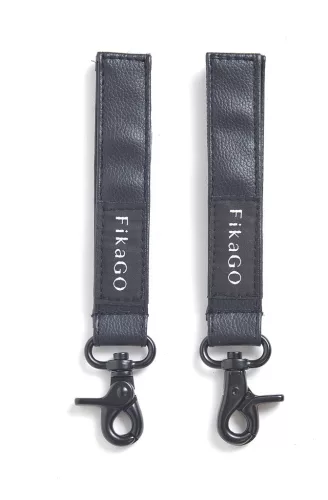 FIKAGO Univerzális babakocsi pántok Fekete