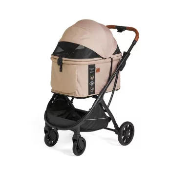 FIKAGO Macska / kutya babakocsi Agile Huggy Bézs