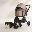 FIKAGO Macska / kutya babakocsi Agile Huggy Bézs