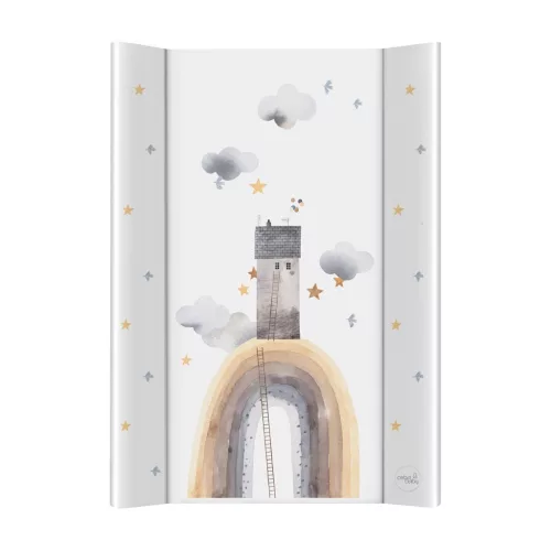 CEBA BABY Pelenkázó alátét 2-oldalas puha (50x70) Basic Rainbow Home