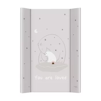   CEBA BABY Pelenkázó alátét 2-oldalas kemény deszkával (50x70) Basic Polar Bears