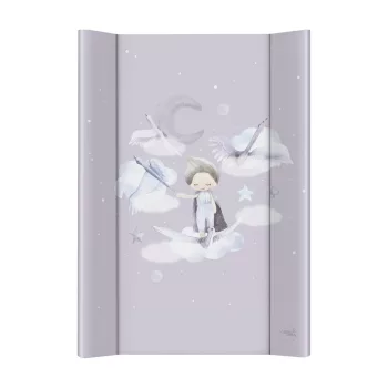   CEBA BABY Pelenkázó alátét 2-oldalas kemény deszkával (50x70) Basic Wild Swans