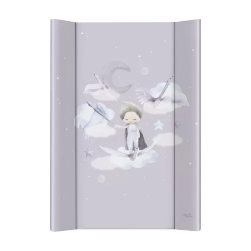 CEBA BABY Pelenkázó alátét 2-oldalas kemény deszkával (50x70) Basic Wild Swans