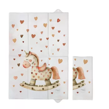   CEBA BABY Utazó pelenkázó alátét (60x40) Basic Rocking Horse