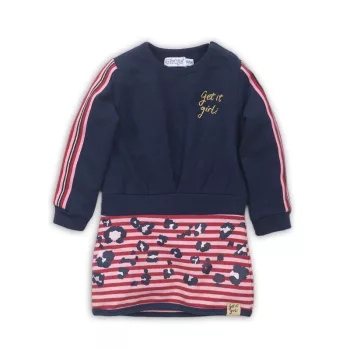 DIRKJE Ruha D-Girl 68 Navy + piros + rózsaszín