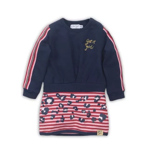DIRKJE Ruha D-Girl 68 Navy + piros + rózsaszín