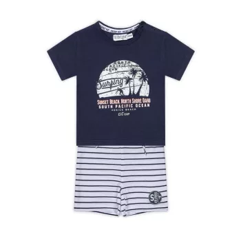 DIRKJE 2 részes készlet kr. nadrág 74 Navy+White+Stripe