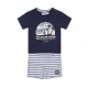 DIRKJE 2 részes rövidnadrág szett 80 Navy+White+Stripe