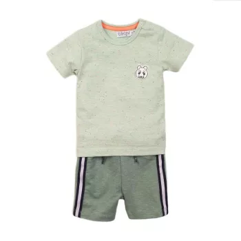   DIRKJE 2 részes szett kr. nadrág 80 Light Sage+Sage Melange