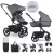 EASYWALKER Kombinált babakocsi Harvey⁵ Pebble Grey XXL RWS