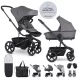 EASYWALKER Kombinált babakocsi Harvey⁵ Pebble Grey XXL RWS