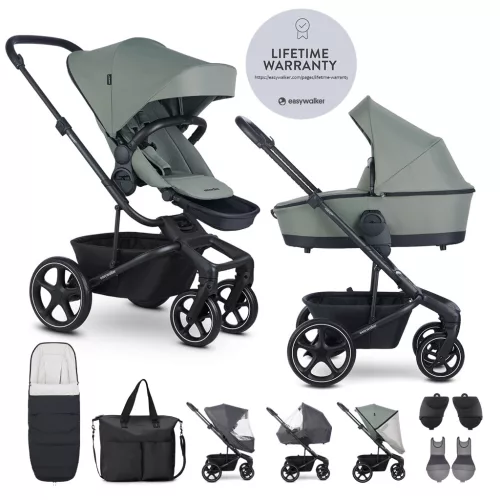 EASYWALKER Kombinált babakocsi Harvey⁵ Agave Green XXL RWS