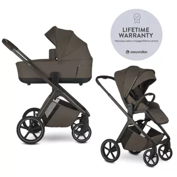 EASYWALKER Kombinált babakocsi Zoey Chestnut Brown