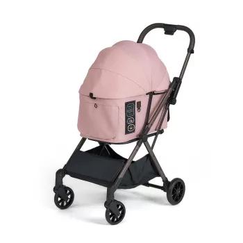 FIKAGO Babakocsi macskáknak / kutyáknak FTG2 Mist Pink