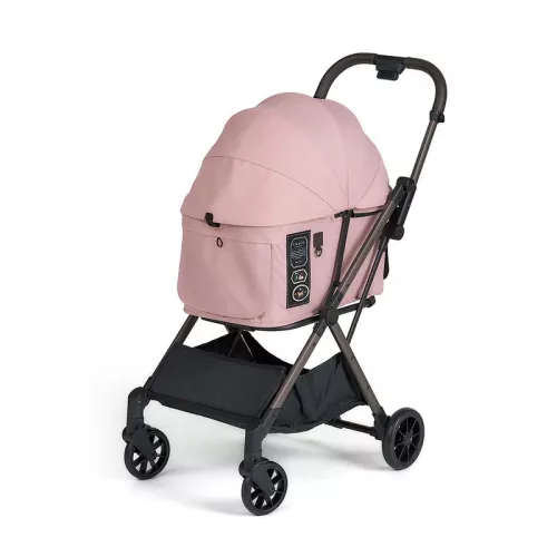 FIKAGO Babakocsi macskáknak / kutyáknak FTG2 Mist Pink