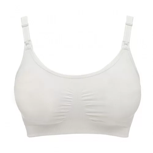 MEDELA Melltartó 3 az 1-ben szoptatáshoz és fejéshez, fehér XL