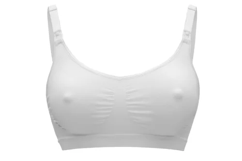 MEDELA Kismama és szoptatós melltartó Keep Cool™, fehér S