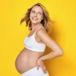MEDELA Kismama és szoptatós melltartó Keep Cool™, fehér S
