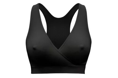 MEDELA Éjszakai terhességi és szoptatós melltartó Keep Cool™, fekete L