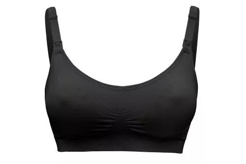 MEDELA Kismama és szoptatós melltartó ultra Keep Cool™, fekete XXL