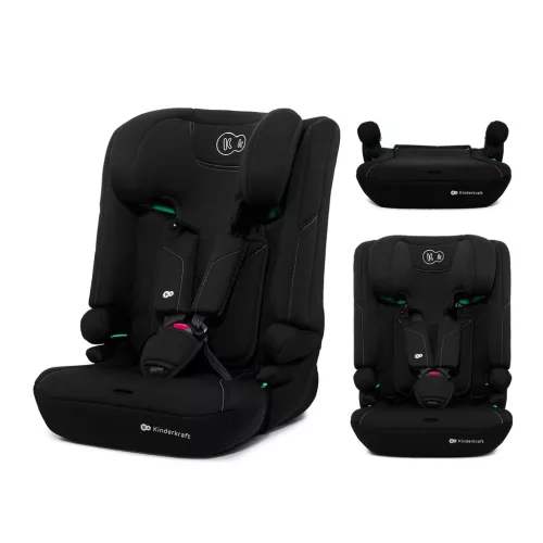 KINDERKRAFT Autósülés I-Comfy i-Size (76-tól 150 cm-ig) Fekete