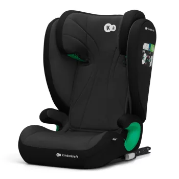   KINDERKRAFT Autósülés Junior Fix 2 100-150 cm Grafit Fekete