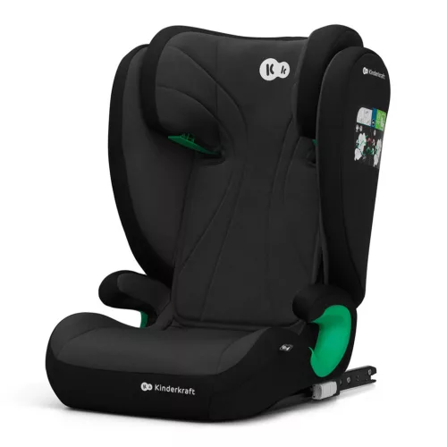 KINDERKRAFT Autósülés Junior Fix 2 100-150 cm Grafit Fekete