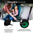 KINDERKRAFT Autósülés Junior Fix 2 100-150 cm Grafit Fekete