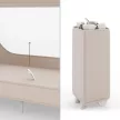 KINDERKRAFT Utazóágy LEODY UP Beige