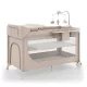 KINDERKRAFT Utazóágy LEODY UP Beige kiegészítőkkel