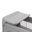KINDERKRAFT Utazóágy LEODY UP Grey kiegészítőkkel