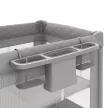 KINDERKRAFT Utazóágy LEODY UP Grey kiegészítőkkel